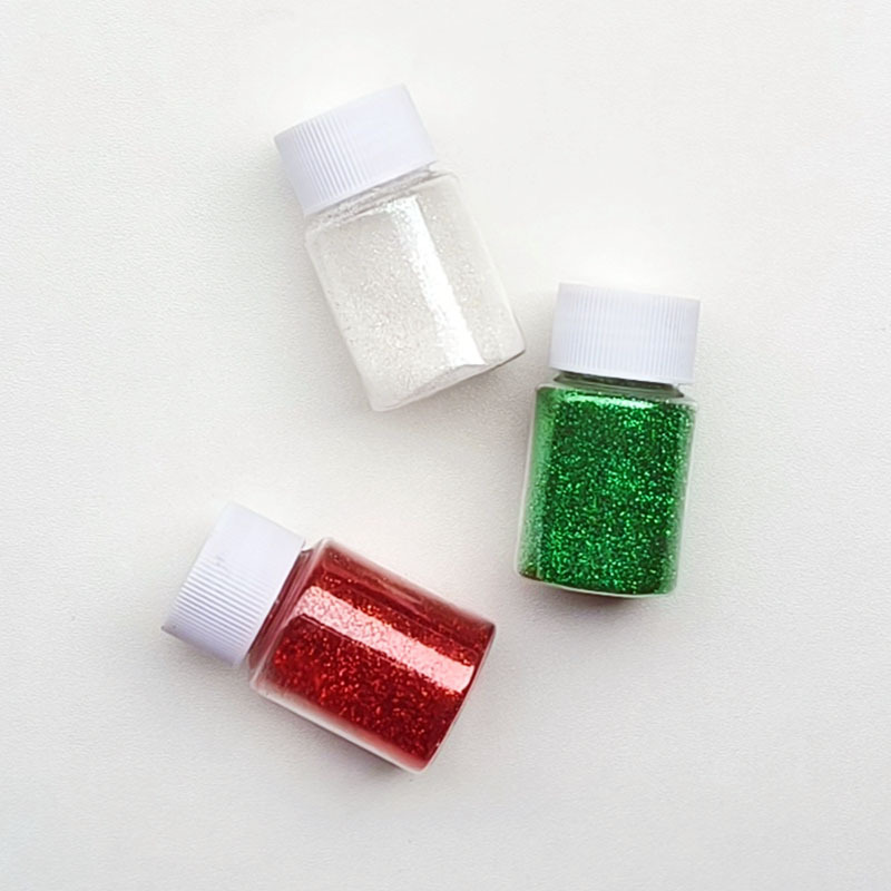 30ml /Bottle Cosmetic Grade High Temperature Resistant Glitter 1/128 0.2 mm Good Stability Glitter Powder for Lip gloss