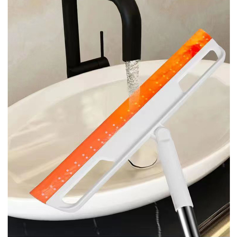 Chaoyuan's New Silicone Pet Hair Broom Telescopic Magic Clean Sweeper Squeegee Scratch Bristle Long Push Broom