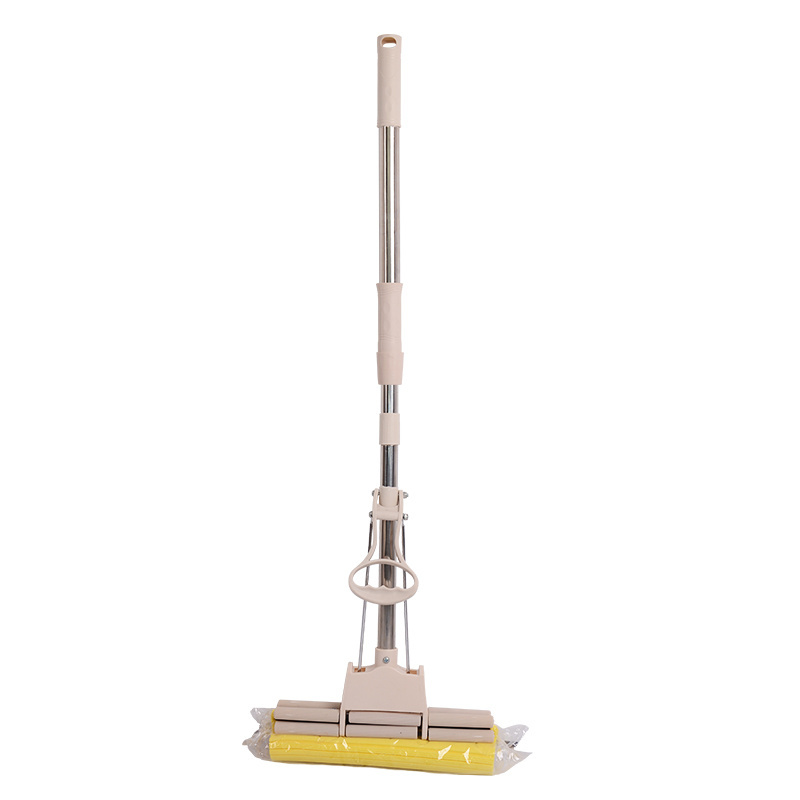 2023 Top Ranking Floor Cleaning Stainless Steel Rod PVA Sponge Mop handle pva sponge mop for home cleaning trapeador