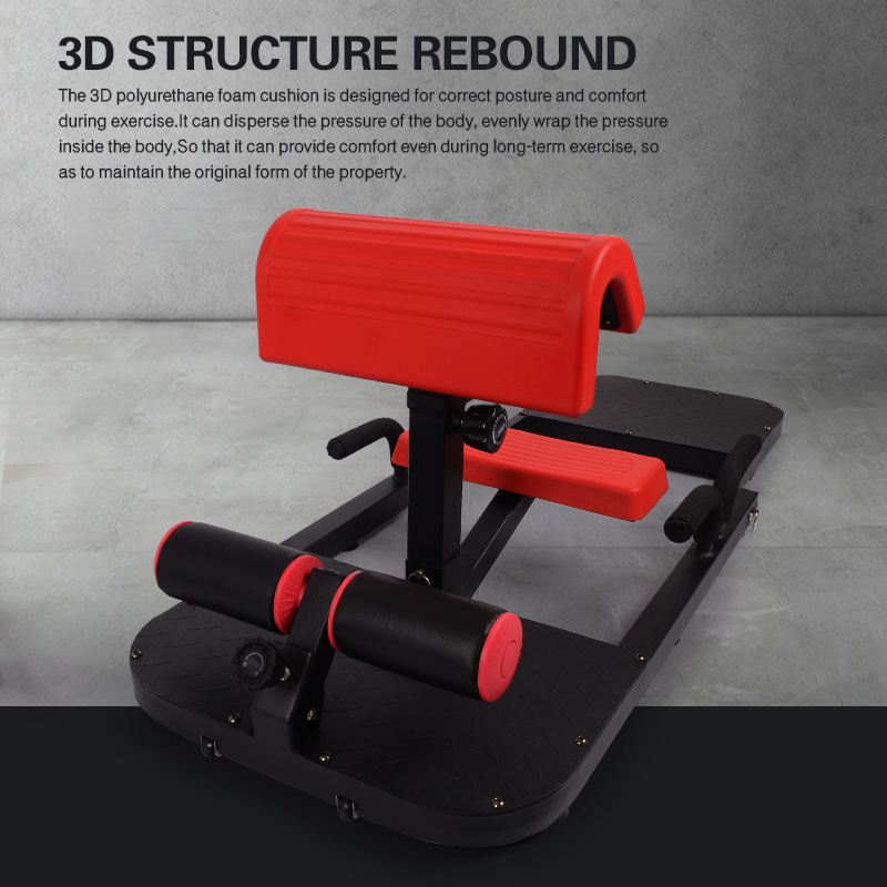 chaoyuan Gym Adjustable Deep Squat Machine Sit Up Stand Bench For Squat Leg And Glutes Workout