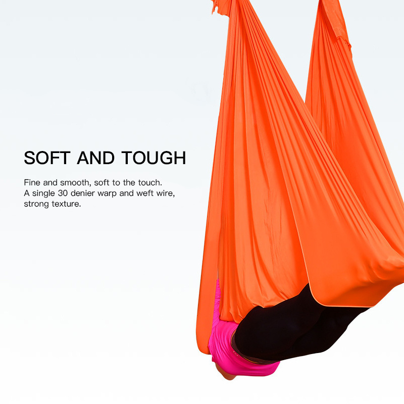 2024 most popular polyamide fabric antigravity air yoga swing aerial yoga hammock With accessories