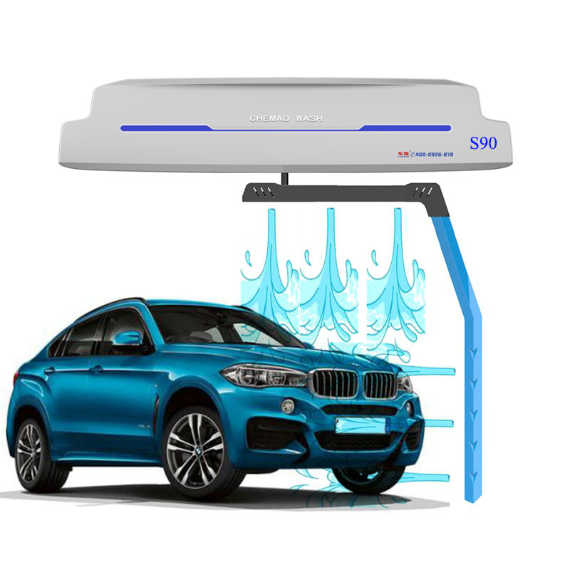 2023 hot sale promotion touch free smart  semi automatic car wash equipment with very cheap price