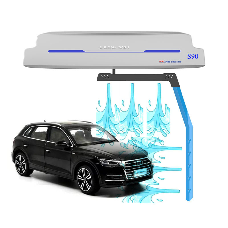 2023 hot sale promotion touch free smart  semi automatic car wash equipment with very cheap price