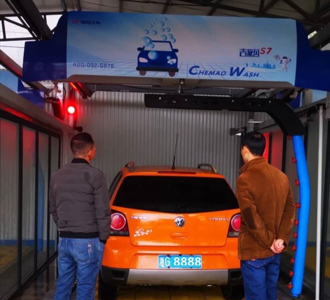 Chemao S7 Carwash machine automatic car wash/ touchless car wash machine/ robotic car wash machine with all good spare parts