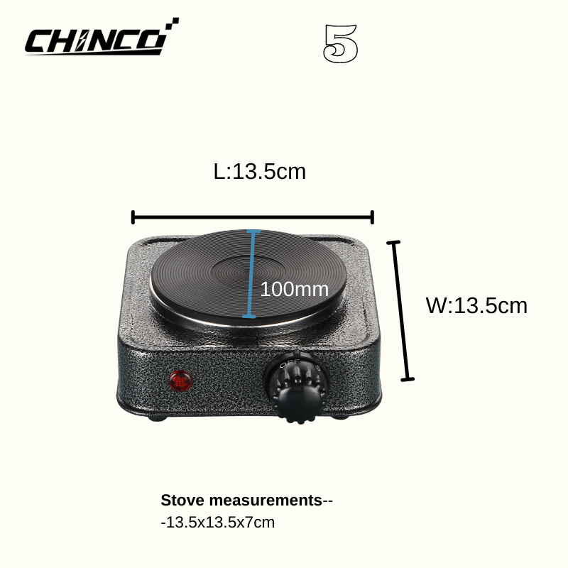 500W Mini portable electric hot plate