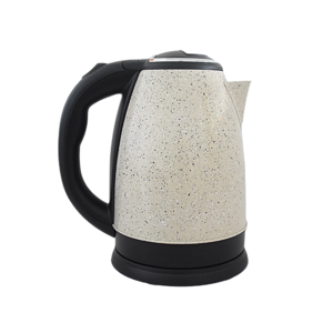 1.8 liter Electric kettle white with black dot color for boiling water  factory