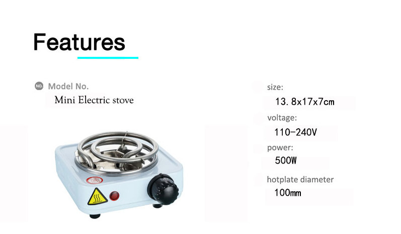 Electric Hot Plate Coal Burner for Shisha Grill Mini Charcoal Lighter Stove