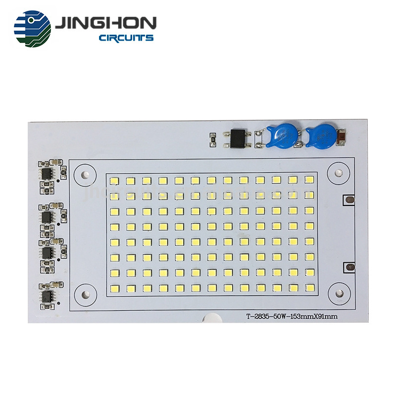 Aluminum Pcb Manufacturer 2835 Smd PCBA Custom Size Shape LED Pcb Module Mcpcb LED Circuit Board