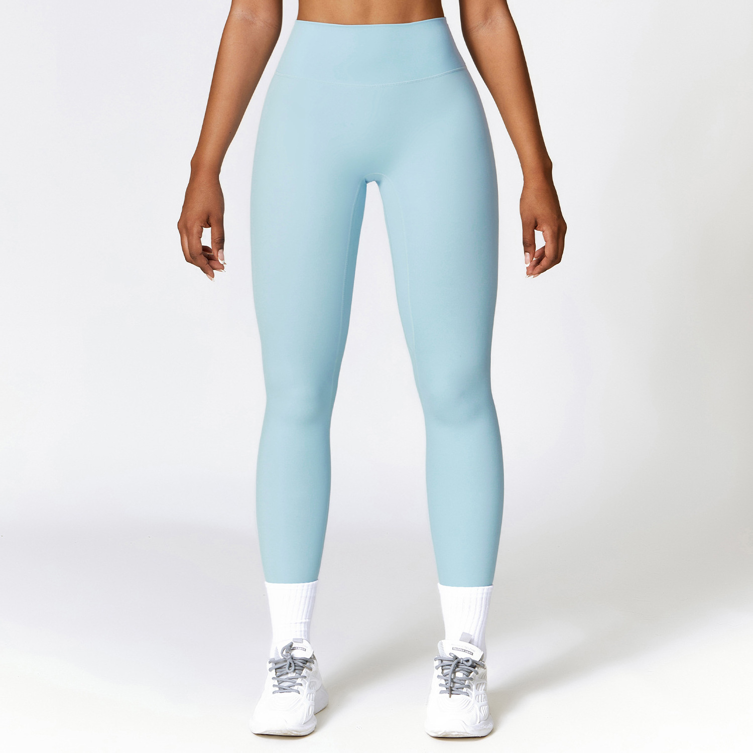 Wholesale High waisted butt lifting brushed Yoga Pants Women Quick Dry Sports Pants Feel Like Skin Running Fitness Leggings