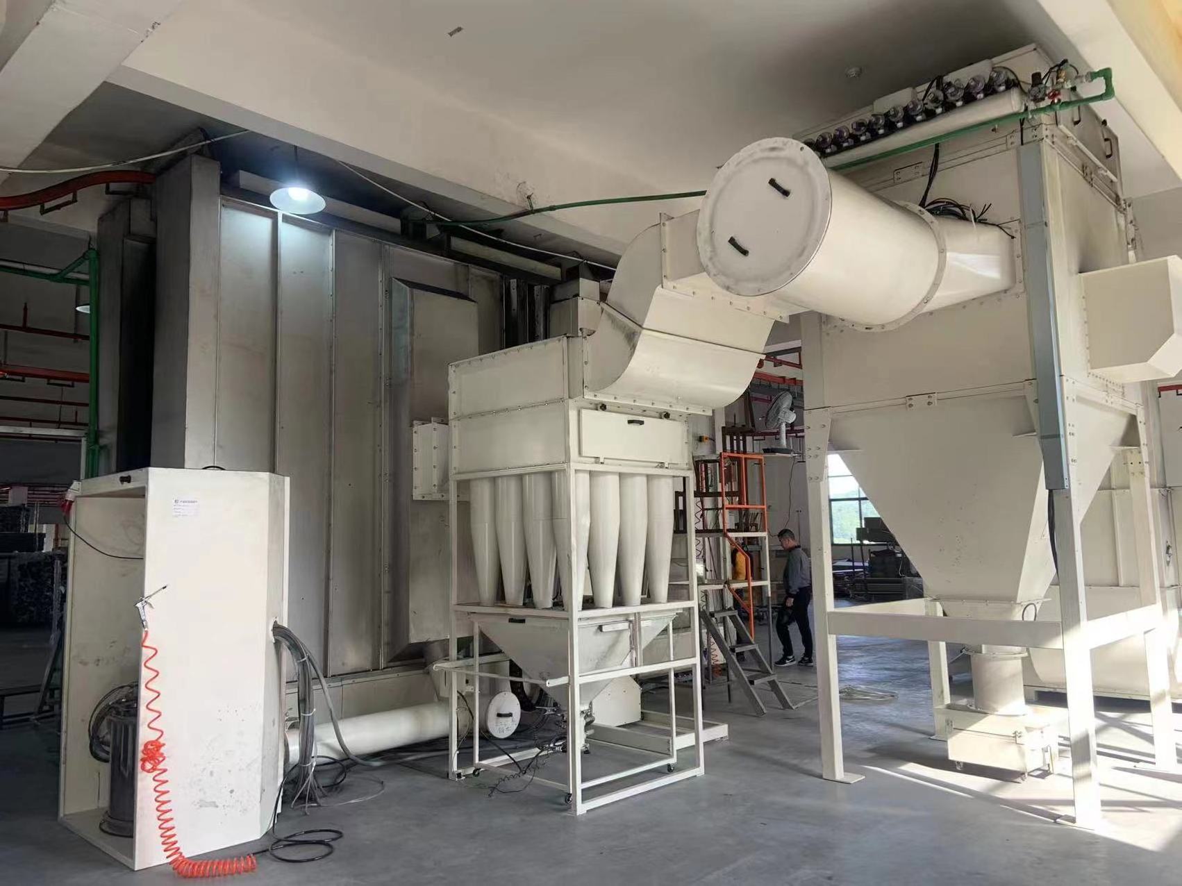 Complete Automatic Powder Coating System with Environmental Multi Cyclone Powder Coating Line for Spray Painting Aluminium