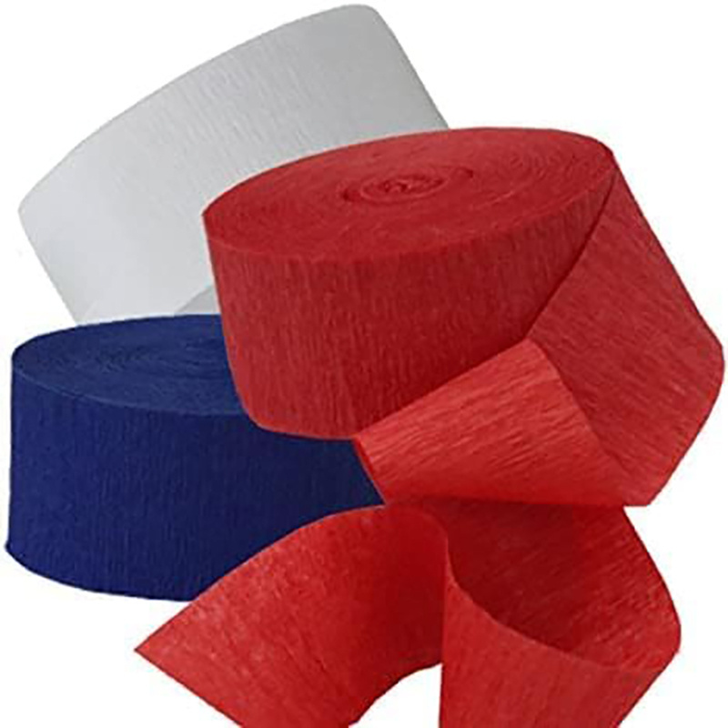 Crepe Paper Streamers (Red, White, and Blue), Party Decorations