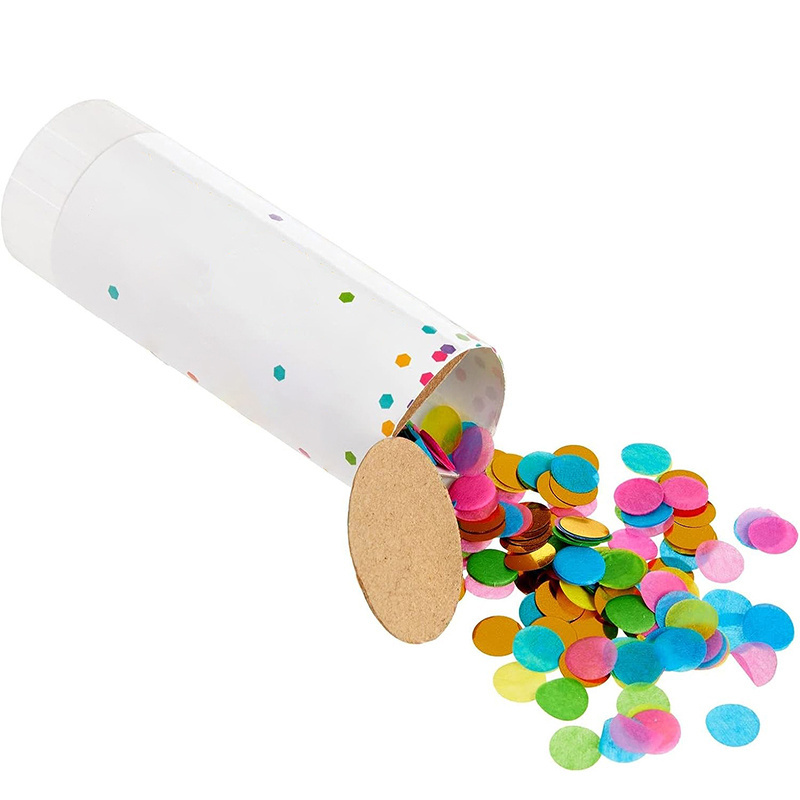 Rainbow Confetti Shakers, Party Confetti Bulk Pack for Wedding, Bridal Shower