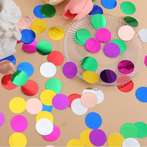 Funny Party Decor Beautiful Unique Colorful Round Paper Tissue Confetti Wedding Party