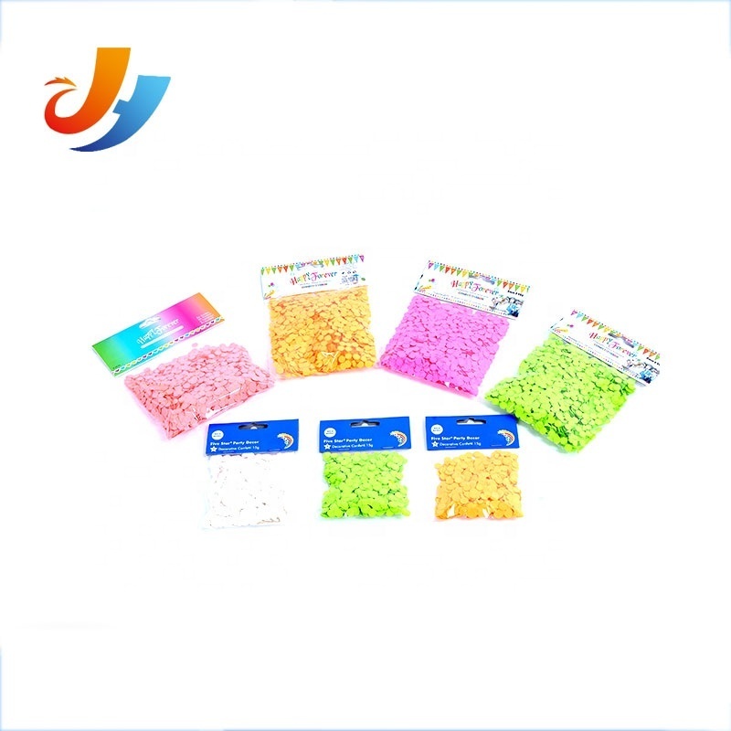 Colored tissue paper wedding confetti for rave party event celebration