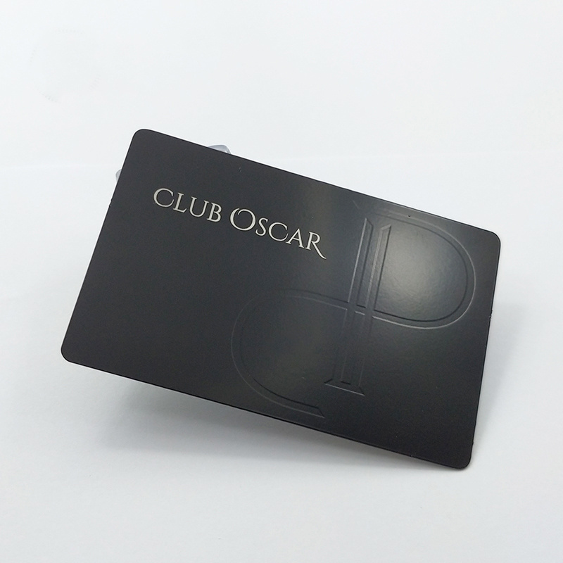 Creative Design Custom Laser Cut Stainless Steel Credit Card Size Luxury Gift Membership Card Black Metal Business Card Blank