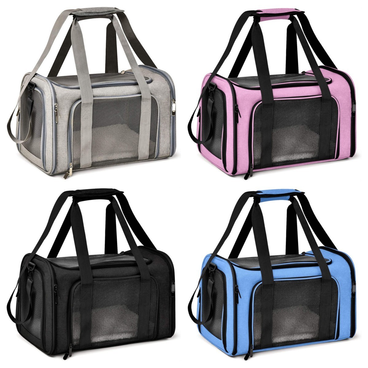 Cat Dog Pet Carrier For Small Medium Cats Dogs Puppies Up To 25 Lbs Airline Approved Cat Bag Pet Cages Carrier  for Travel