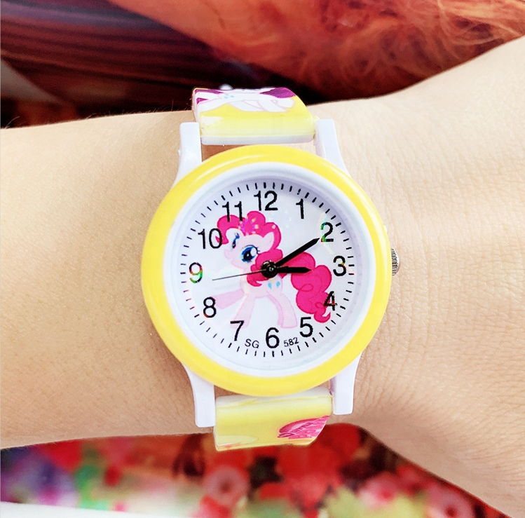 2023 New Unicorn Analog Children Watch Children Cartoon Character Wrist Watches Kids Jelly Boy Girl Student Children 's Watch