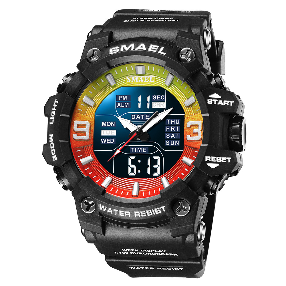 New 2022 Smael 8049 Shock Hand Watch Men Wristwatch Relojes Hombre Digital Waterproof Mens Sports Watches