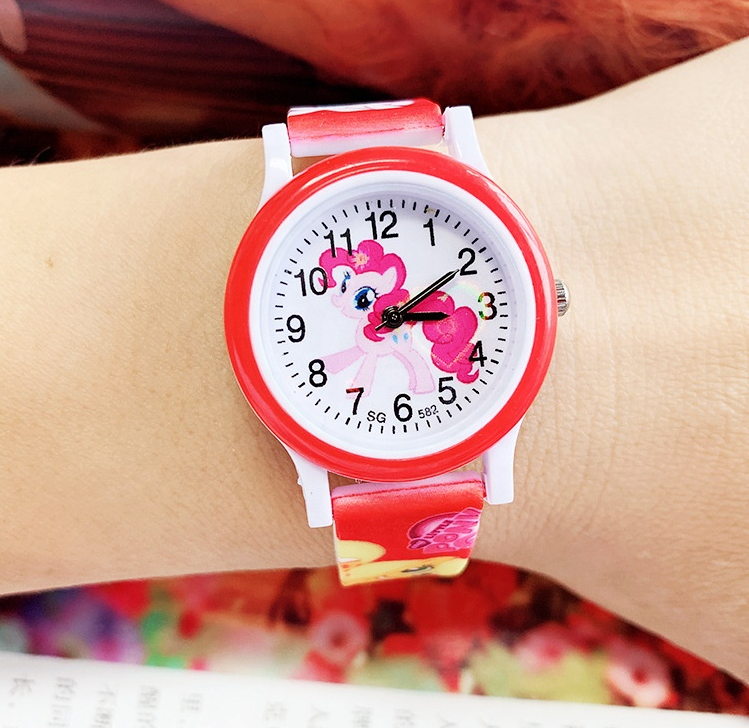 2023 New Unicorn Analog Children Watch Children Cartoon Character Wrist Watches Kids Jelly Boy Girl Student Children 's Watch