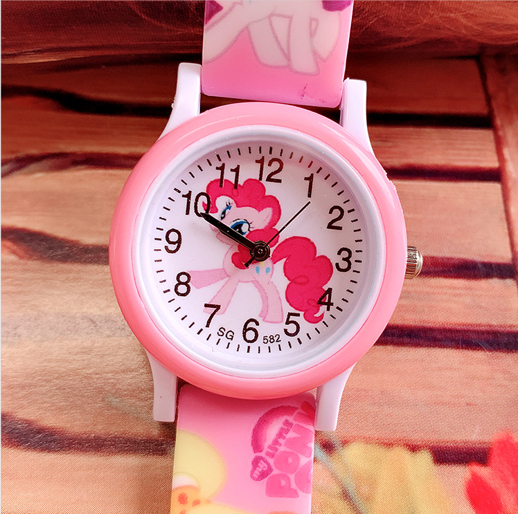 2023 New Unicorn Analog Children Watch Children Cartoon Character Wrist Watches Kids Jelly Boy Girl Student Children 's Watch