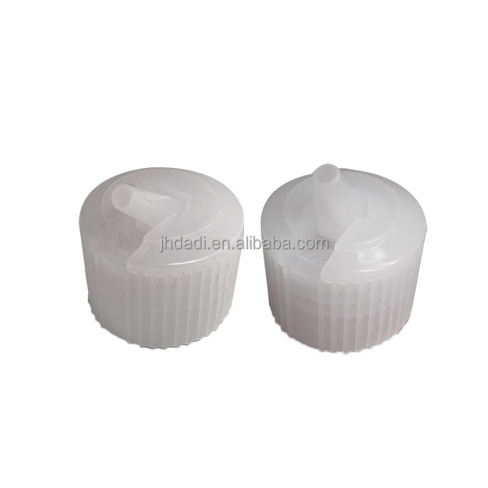 In stock 24mm 28mm dispenser flip top cap / plastic spout cap