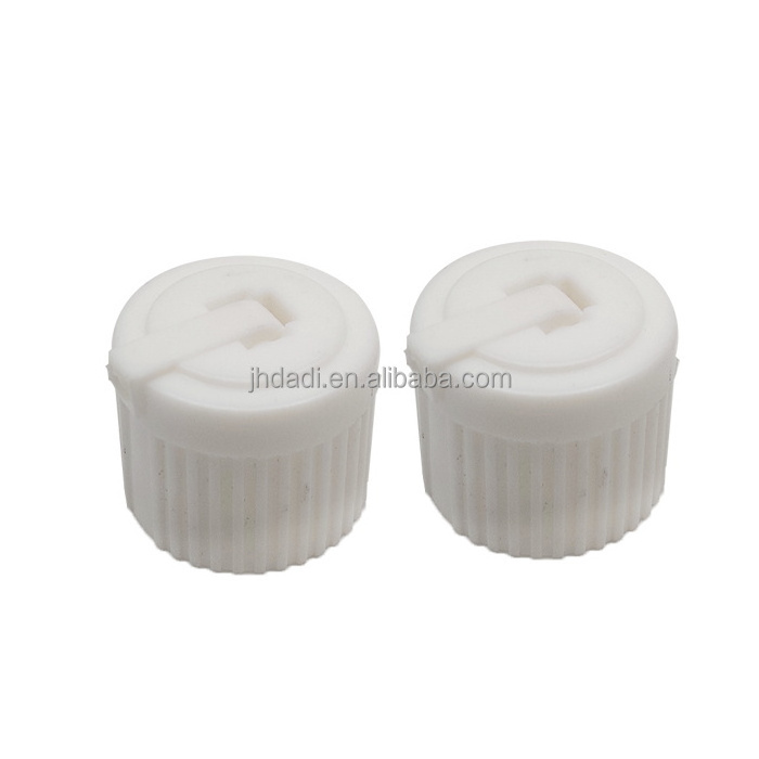 In stock 24mm 28mm dispenser flip top cap / plastic spout cap