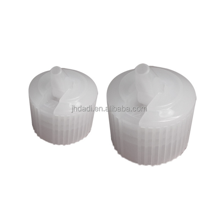 In stock 24mm 28mm dispenser flip top cap / plastic spout cap