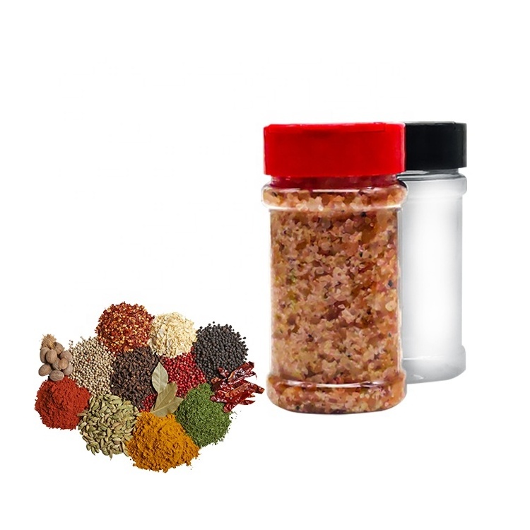 Plastic Spice container Bottle / Empty 6oz shaker Jar Container bottle for spice or glitter