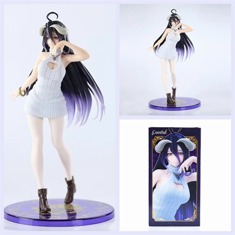 New Arrival Sexy figures Overlord Anime Figure Sexy doll  Model Decoration albedo action figure