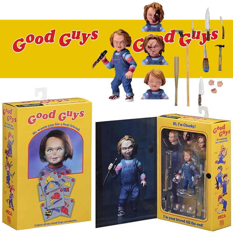 Hot sell Wholesale American Drama Seed of Chucky Anime figure  12cm 5''Neca Chucky Pvc Action Figure  pvc action figure For kids