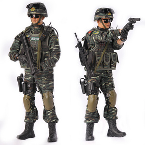 2023 New Product Movable Plastic Flexible Military Action Figure 1/6 Soldier Model Set with Accessories Collection