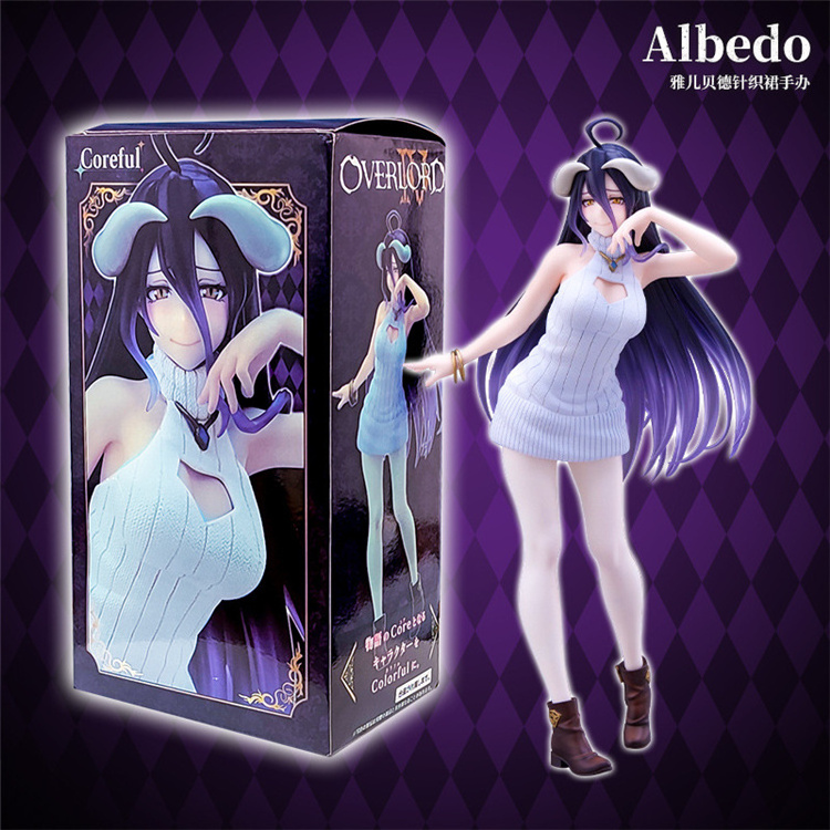 New Arrival Sexy figures Overlord Anime Figure Sexy doll  Model Decoration albedo action figure