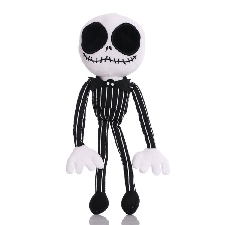 CE ASTM The nightmare before christmas plush doll, Skeleton Plush Toys, Halloween gifts Skeleton Stuffed Plush