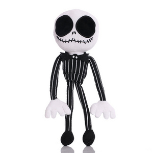 CE ASTM The nightmare before christmas plush doll, Skeleton Plush Toys, Halloween gifts Skeleton Stuffed Plush