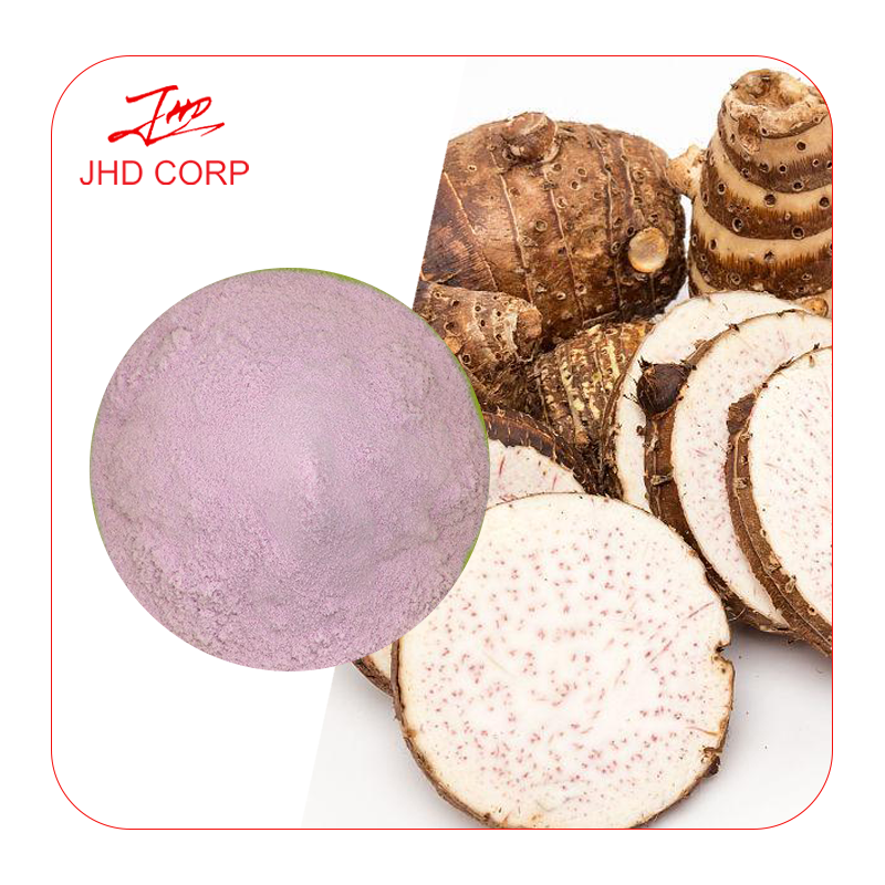 JHD Wholesale Pure Taro Powder Whole Foods Organic Fresh Taro Root Extract Powder