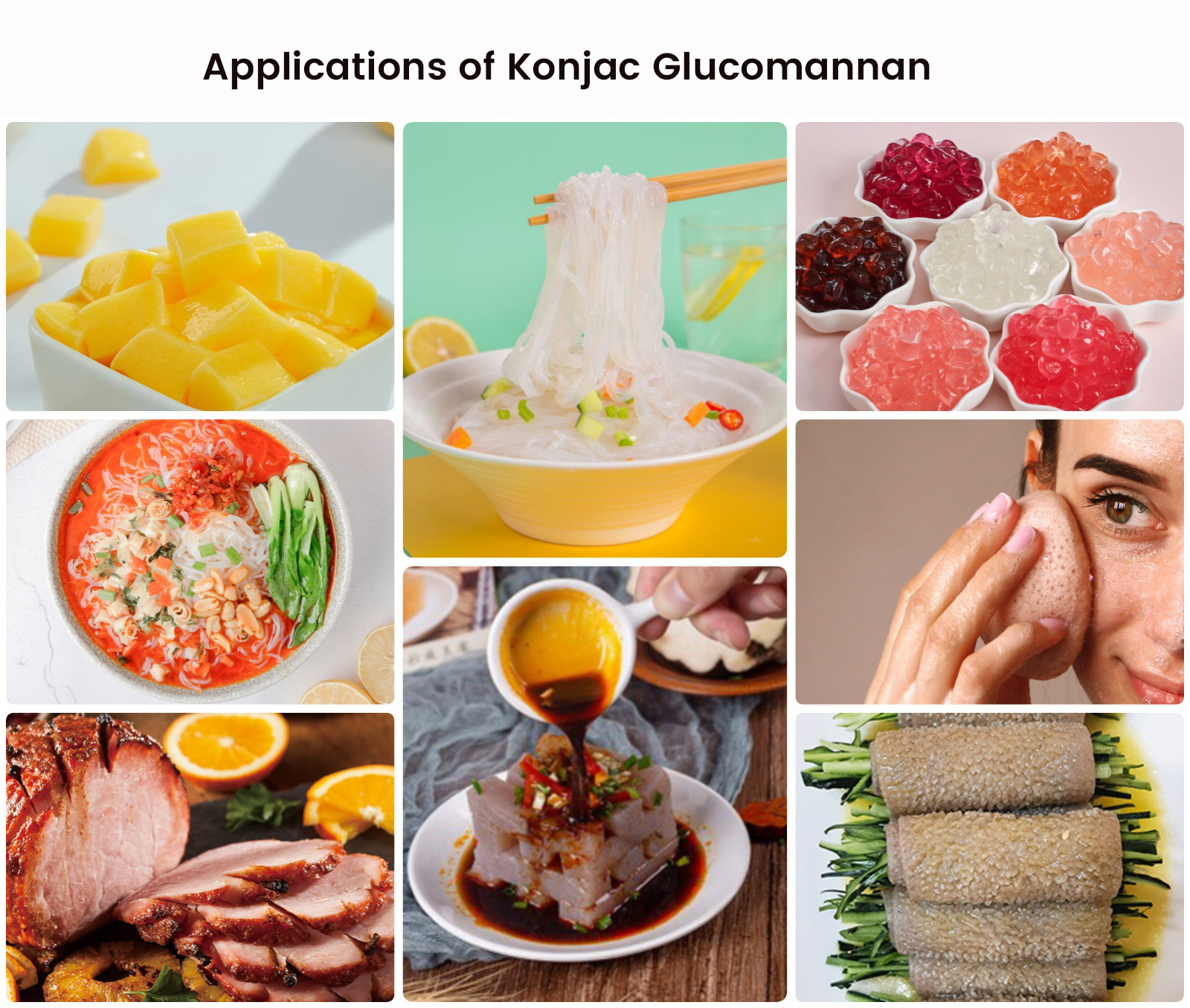 Water Soluble Fiber High Viscosity Konjac Gum Glucomannan Konjac Root Powder For Weight Loss