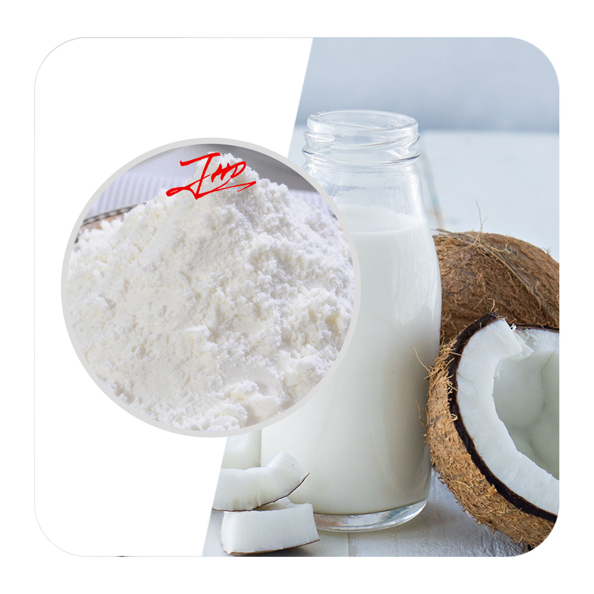 USA/EU Warehouse Supply Organic Bulk 100% Pure Coconut Cream Milk Powder with No Artificial Flavor