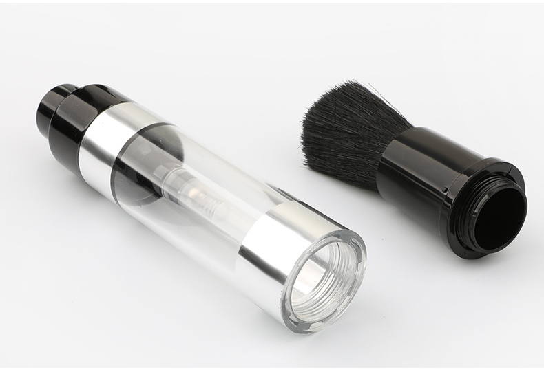 Makeup refillable powder brush for cosmetic tools