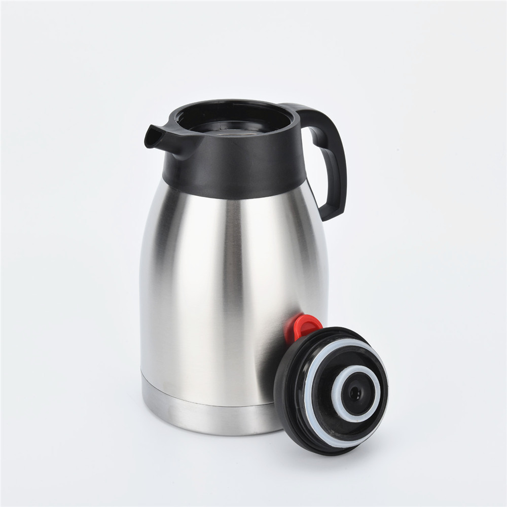 Modern Design Double Wall Stainless Steel Vacuum Thermos Flask Tea And Coffee Pot With Twist Lid