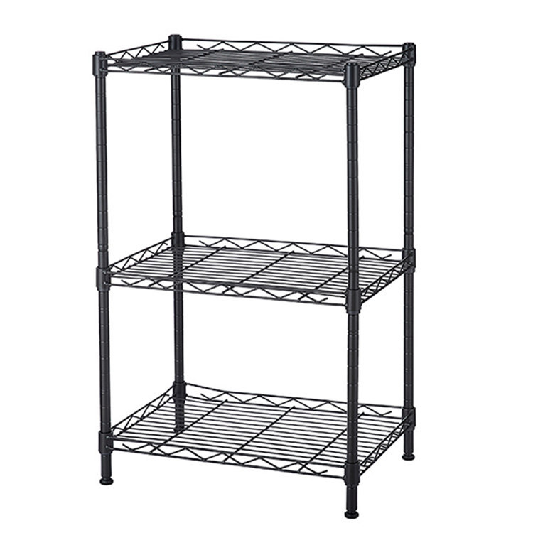 3 Shelf Narrow Adjustable Storage Shelving  steel Organizer Wire Rack bakery shelf