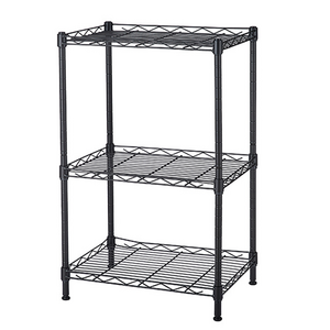 3 Shelf Narrow Adjustable Storage Shelving  steel Organizer Wire Rack bakery shelf