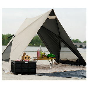 Pop Up Umbrella Side Wall Beach Wind Shelter Tent