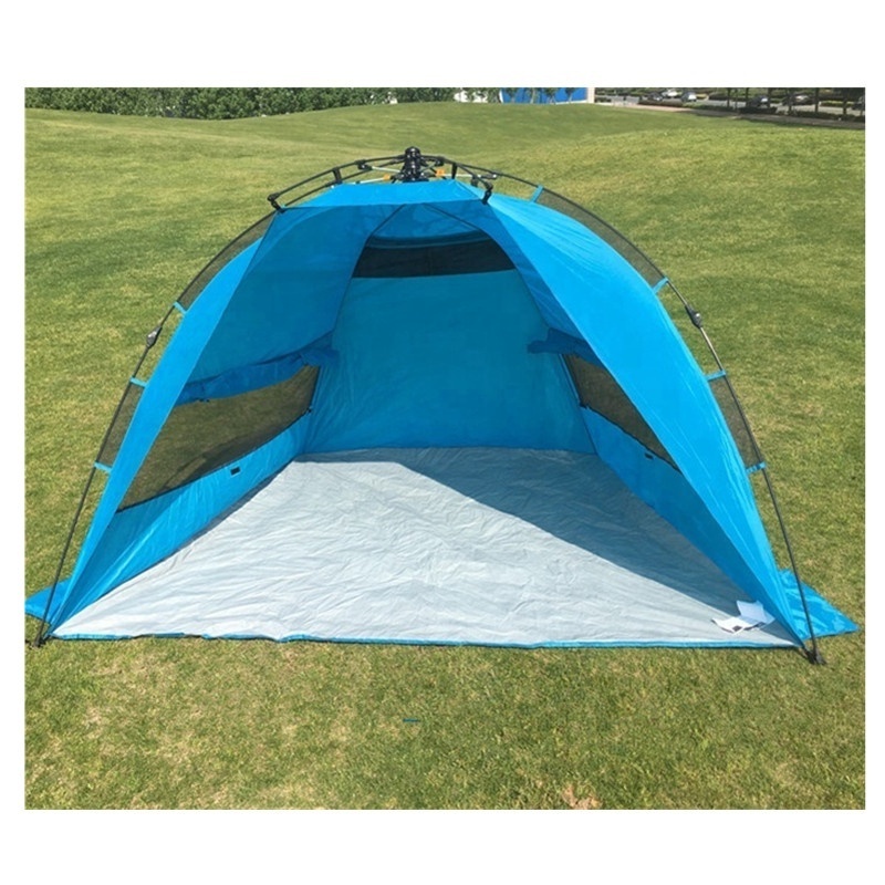 Big Pop Up Beach Tent With Umbrella Fiberglass Pole