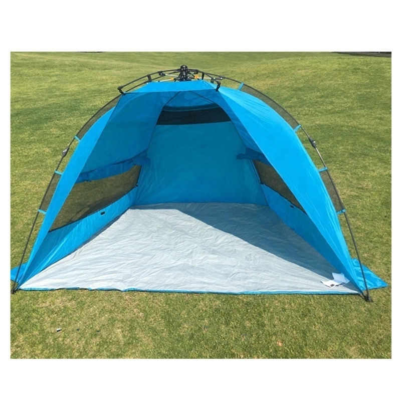 Big Pop Up Beach Tent With Umbrella Fiberglass Pole