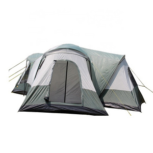 Factory Price 10+Person Camping Family Tent With 3 Rooms