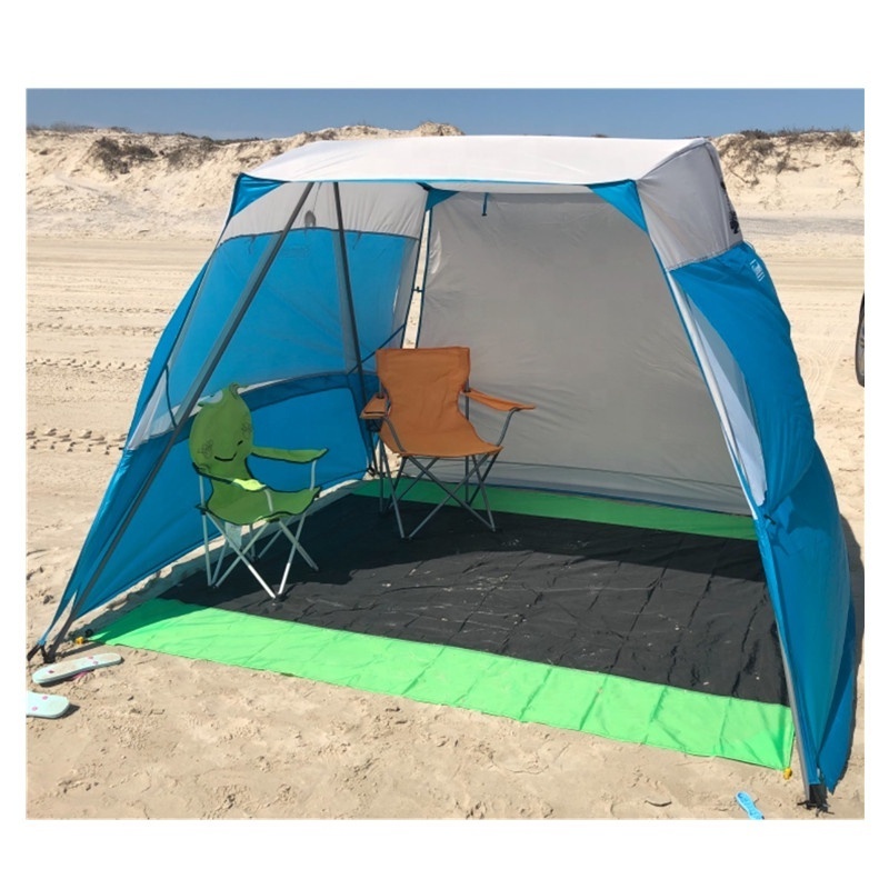 Beach Tent Sun Shade Shelter Portable Travel  Sunshade  For 3-4 Person