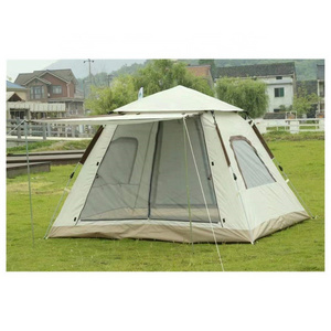 3-4 Person Tent With Umbrella Fiberglass Frame Korea Umbrella Tent