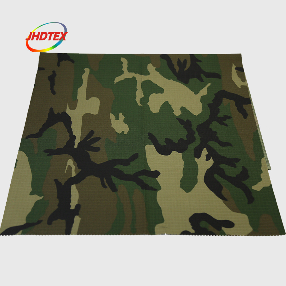 JHDTEX 500d nylon cordura woodland camouflage fabric nyco tiger stripe