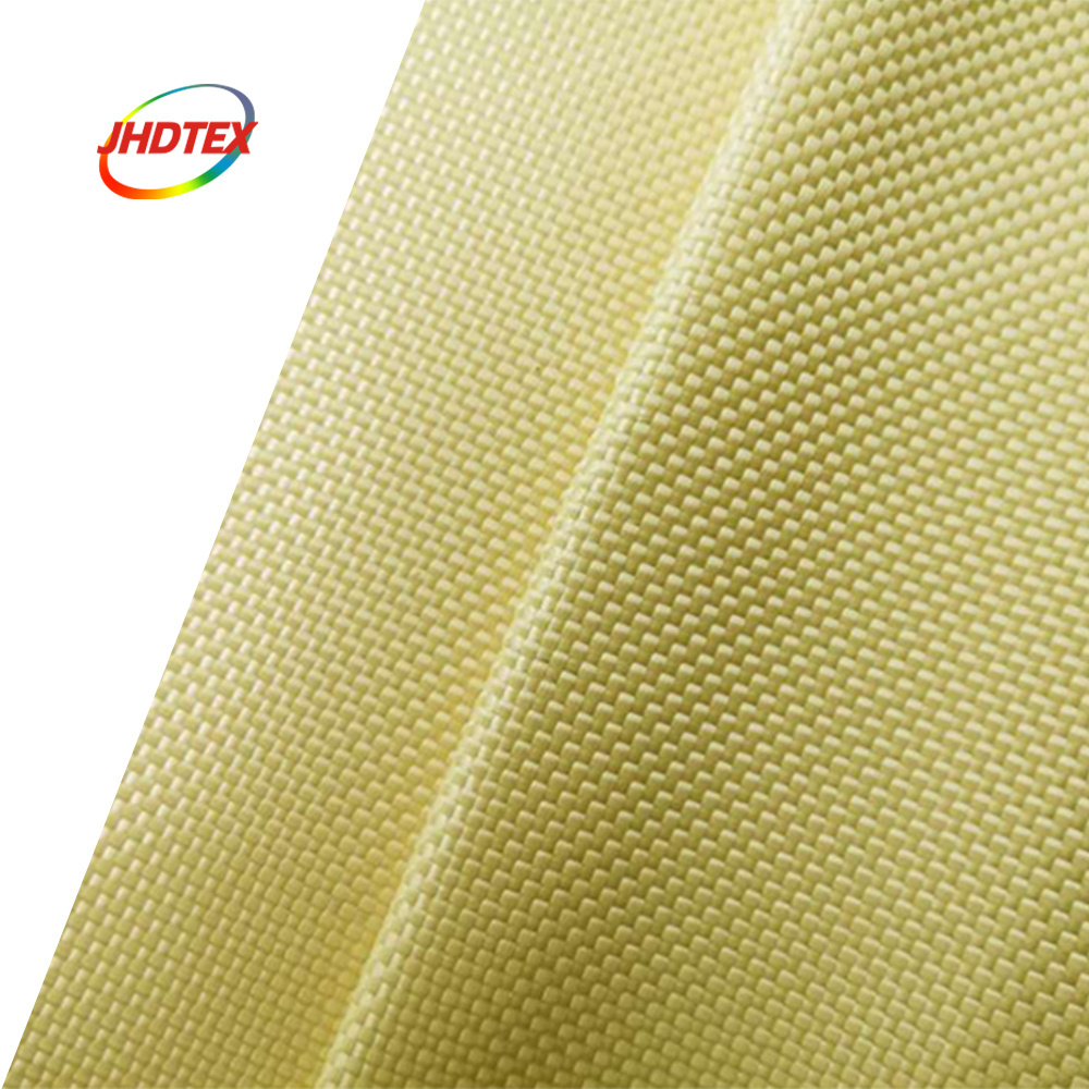 JHDTEX 1500D Flame Retardant Woven Twill Plain Kevlars Para Aramid Ballistic Protective Fabric for Helmet