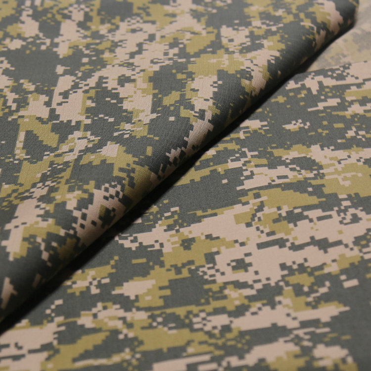 JHDTEX polyester cotton print waterproof camouflage fabric